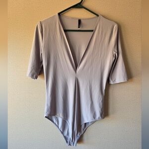 GoJane Soft Gray Bodysuit